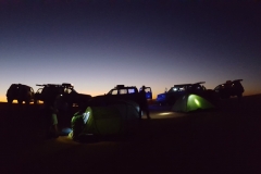 Acampada noche